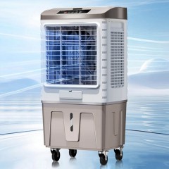 艾美特（AIRMATE）家用大型可移动商用水冷空调工业风扇工厂食堂网吧车间餐厅节能空调扇三面冰膜芯低噪 新款CC-X34 100L机械  单位：台