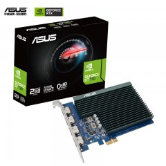 华硕（ASUS）GT730-4H-SL-2GD5 4 个HDMI接口 多屏显示 单插槽显卡 单位：个