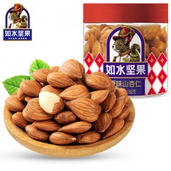 如水 原味山杏仁180g/罐 烘烤杏坚果干果零食  单位：罐