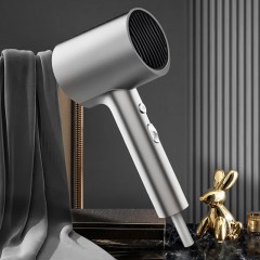 美的 吹风机家用便携电吹风负离子不伤发大功率恒温速干大风力吹风筒 FJ2 【1600W+1.5亿负离子】星光银 单位：个