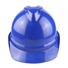 汉盾 HD-HT02 V型ABS透气型工地施工带透气孔安全帽 旋钮式帽衬 蓝色 单位：个